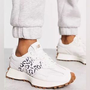 New Balance 327 Off white cheetah print